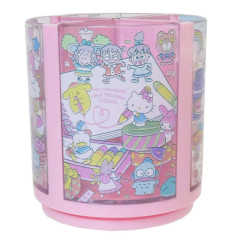 Japan Sanrio Rotating Pen Stand - Characters / Drawing Playground Pink