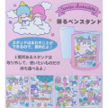 Japan Sanrio Rotating Pen Stand - Characters / Drawing Playground Pink - 5