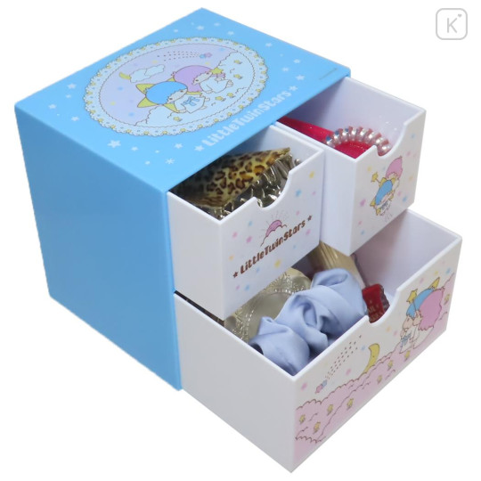 Japan Sanrio Chest Drawer - Little Twin Stars / Blue Stars - 3