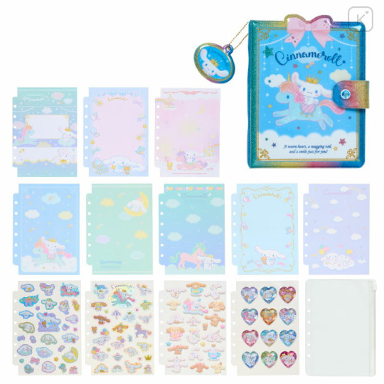 Japan Sanrio Original Sparkling Stickers & Sticker Notebook - Cinnamoroll - 3