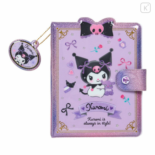 Japan Sanrio Original Sparkling Stickers & Sticker Notebook - Kuromi - 1