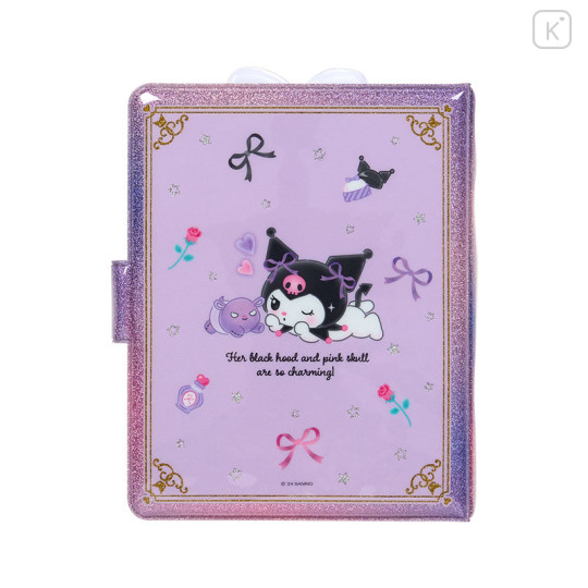 Japan Sanrio Original Sparkling Stickers & Sticker Notebook - Kuromi - 2