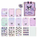 Japan Sanrio Original Sparkling Stickers & Sticker Notebook - Kuromi - 3