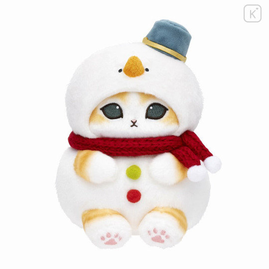 Japan Mofusand Plush Toy - Cat / Snowman Nyan Christmas - 1