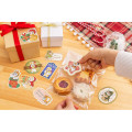 Japan Mofusand Big Sticker - Cat / Christmas Present For You - 2