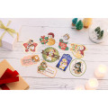 Japan Mofusand Big Sticker - Cat / Christmas Present For You - 3