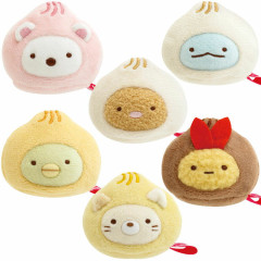 Japan San-X Tenori Plush Set - Sumikko Gurashi / Exciting Tapioca Convenience Store Steamed Bread