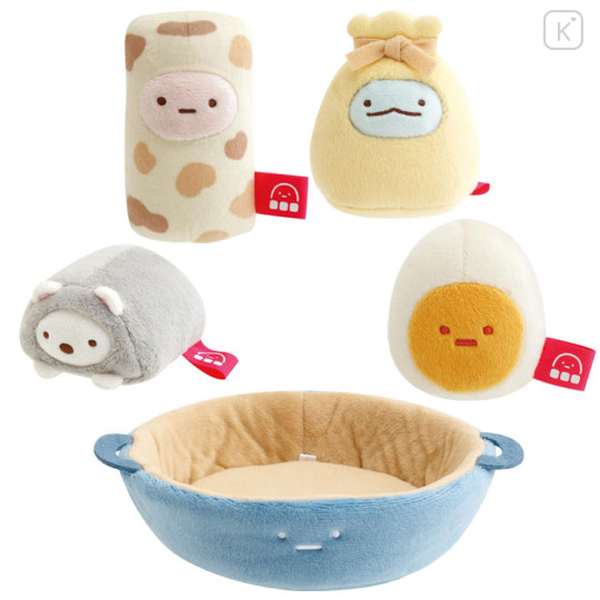 Japan San-X Tenori Plush (SS) Set - Sumikko Gurashi : Exciting Tapioca Convenience Store Oden - 2