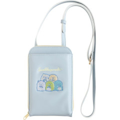 Japan San-X Smartphone Shoulder Bag - Sumikko Gurashi / Bowtie Blue