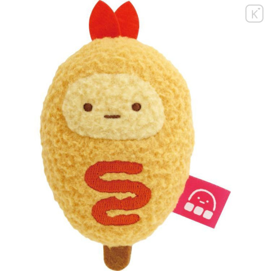 Japan San-X Kids Mini Shoulder Bag - Sumikko Gurashi / Ebifurai no Shippo Fried Shrimp Tail American Dog - 4