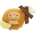 Japan San-X Tenori Plush (SS) Set - Sumikko Gurashi : Special Chicken Tonkatsu Fried Pork & Ebifurai no Shippo - 3