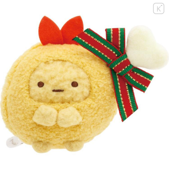 Japan San-X Tenori Plush (SS) Set - Sumikko Gurashi : Special Chicken Tonkatsu Fried Pork & Ebifurai no Shippo - 5