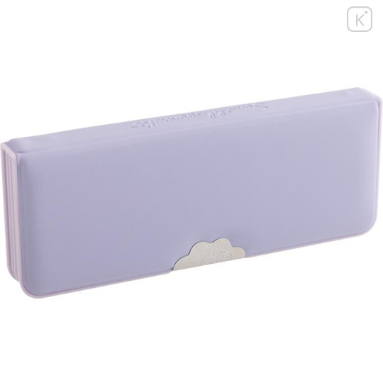 Japan San-X Double-sided Pencil Case - Sumikko Gurashi / Pale Purple - 1