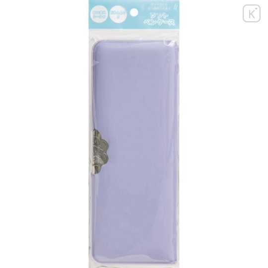 Japan San-X Double-sided Pencil Case - Sumikko Gurashi / Pale Purple - 5