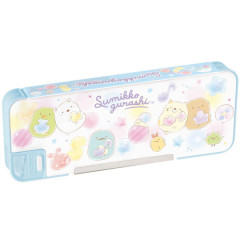 Japan San-X Double-sided Pencil Case - Sumikko Gurashi / Balloon Blue