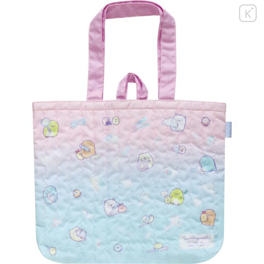 Japan San-X Quilting Lesson Bag - Sumikko Gurashi / Pink & Blue - 1