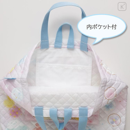 Japan San-X Quilting Lesson Bag - Sumikko Gurashi / Balloon Pink - 5