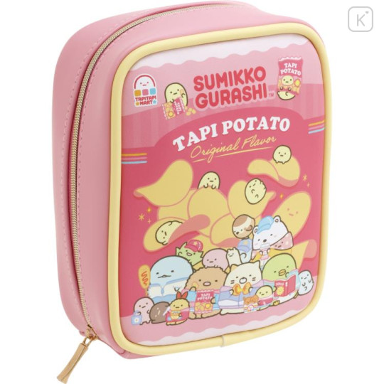 Japan San-X Cosmetic Pouch - Sumikko Gurashi / Exciting Tapioca Convenience Store Potato Chip - 1