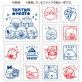 Japan San-X Stamp Chops Set (L) - Sumikko Gurashi / Exciting Tapioca Convenience Store Blue - 3