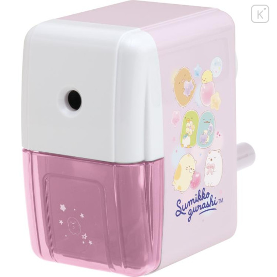 Japan San-X Electric Manual Sharpener - Sumikko Gurashi / Balloon Pink - 1