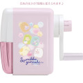 Japan San-X Electric Manual Sharpener - Sumikko Gurashi / Balloon Pink - 2