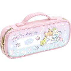 Japan San-X Pen Pouch - Sumikko Gurashi / Hapy School Pink