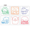 Japan San-X Stamp Chops Set - Sumikko Gurashi / Exciting Tapioca Convenience Store - 2