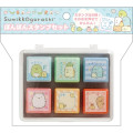 Japan San-X Stamp Chops Set - Sumikko Gurashi / Messages - 1