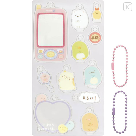 Japan San-X Acrylic Keychain - Sumikko Gurashi / Mobile Style - 1