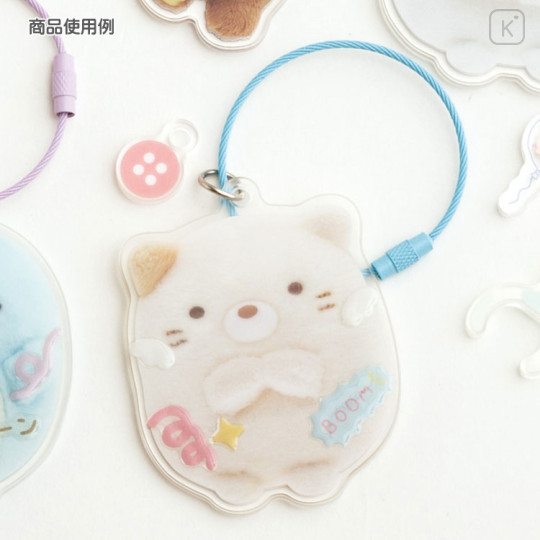 Japan San-X Acrylic Keychain - Sumikko Gurashi / Neko ID Photo Style - 3