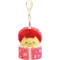 Japan San-X Hanging Plush - Sumikko Gurashi / Sumikko Christmas at Home Ebifurai no Shippo