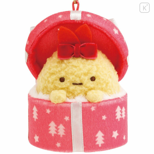 Japan San-X Hanging Plush - Sumikko Gurashi / Sumikko Christmas at Home Ebifurai no Shippo - 2