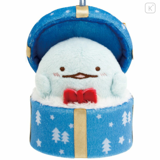 Japan San-X Hanging Plush - Sumikko Gurashi / Sumikko Christmas at Home Tokage Dinosaur Lizard - 2