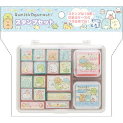 Japan San-X Stamp Chops Set (M) - Sumikko Gurashi / Messages