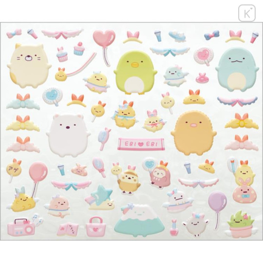 Japan San-X Playing Sticker - Sumikko Gurashi / Angelic Idol Dress Up - 3