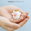 Japan San-X Petit Flocked Keychain - Sumikko Gurashi / Angel Tokage King - 4