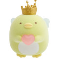 Japan San-X Petit Flocked Keychain - Sumikko Gurashi / Angel Penguin? - 2