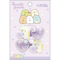 Japan San-X Mascot Hair Tie Set - Sumikko Gurashi / Neko Heart Giltter Bead - 1