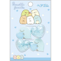 Japan San-X Mascot Hair Tie Set - Sumikko Gurashi / Tokage Heart Giltter Bead - 1