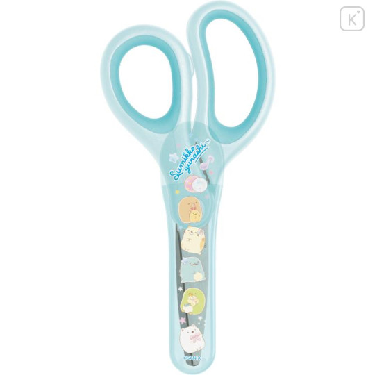 Japan San-X Scissors with Cap - Sumikko Gurashi / Balloon Blue - 2