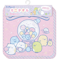 Japan San-X Mini Towel 3pcs Set - Sumikko Gurashi / Sweets Pink