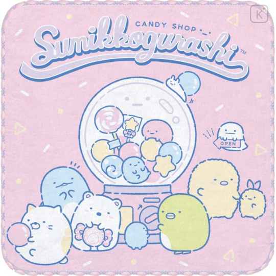 Japan San-X Mini Towel 3pcs Set - Sumikko Gurashi / Sweets Pink - 3