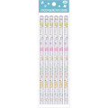 Japan San-X 2B Pencil 6pcs - Sumikko Gurashi / Happy School Purple - 1