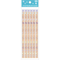 Japan San-X 2B Pencil 6pcs - Sumikko Gurashi / Happy School Beige - 1