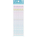 Japan San-X 2B Pencil 6pcs - Sumikko Gurashi / Happy School Gradient Pink Blue - 1