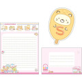 Japan San-X Die-cut Letter Envelope Set - Sumikko Gurashi / Exciting Tapioca Convenience Store - 2