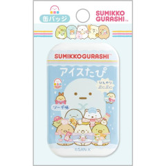 Japan San-X Can Badge Pin - Sumikko Gurashi / Exciting Tapioca Convenience Store Tokage