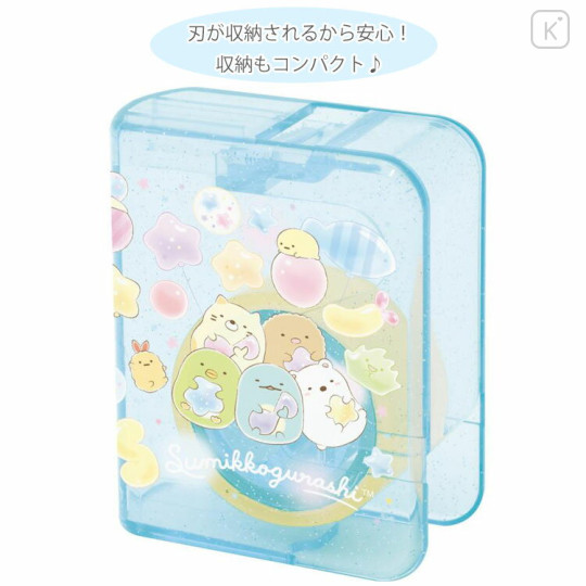 Japan San-X Cellophane Tape Cutter - Sumikko Gurashi / Balloon Blue - 2