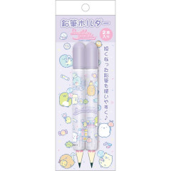 Japan San-X Pencil Holder 2pcs - Sumikko Gurashi / Sweets Purple