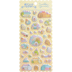 Japan San-X Bubble Sticker - Sumikko Gurashi / Aurora Present